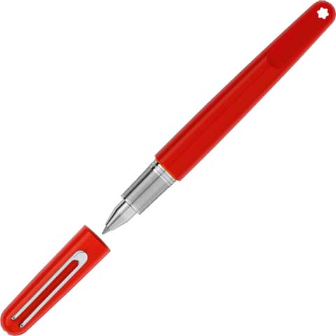 M Red Platinum Coated Rollerball Pen
